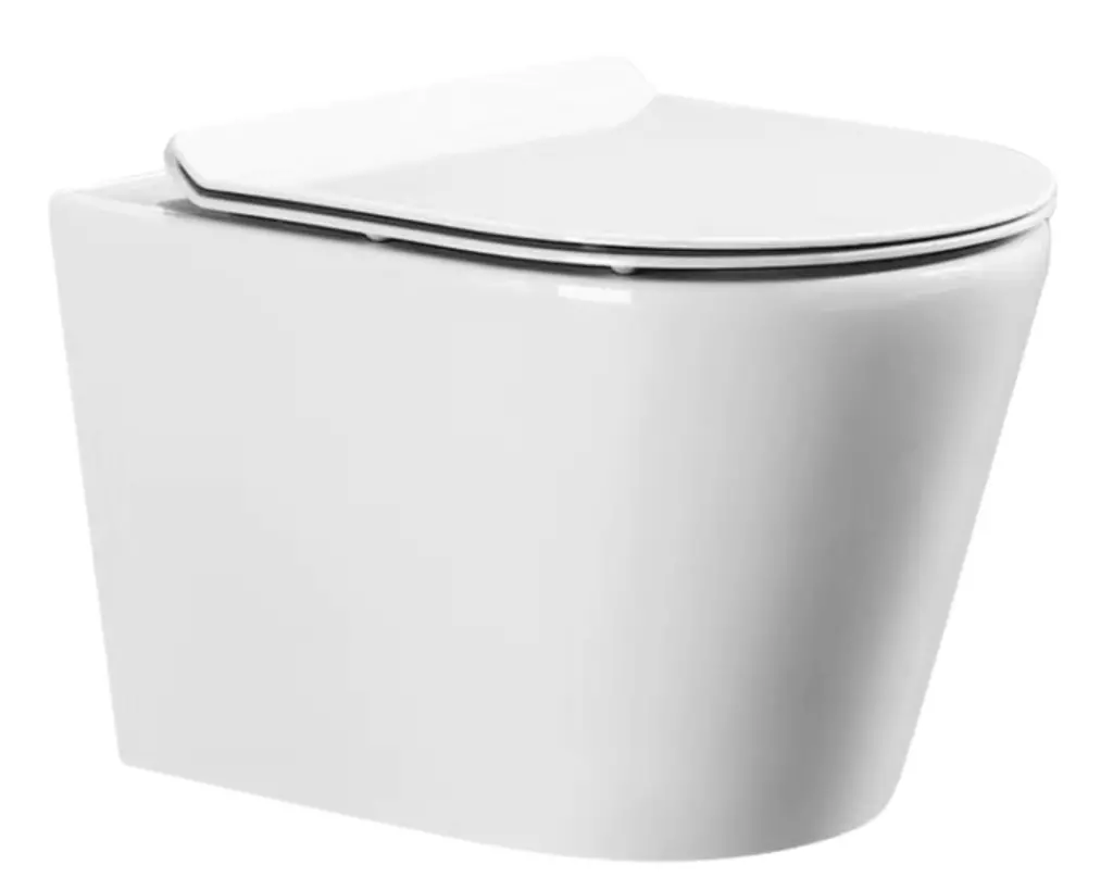 Mistral fali WC örvény öblítéssel SoftClose, fehér